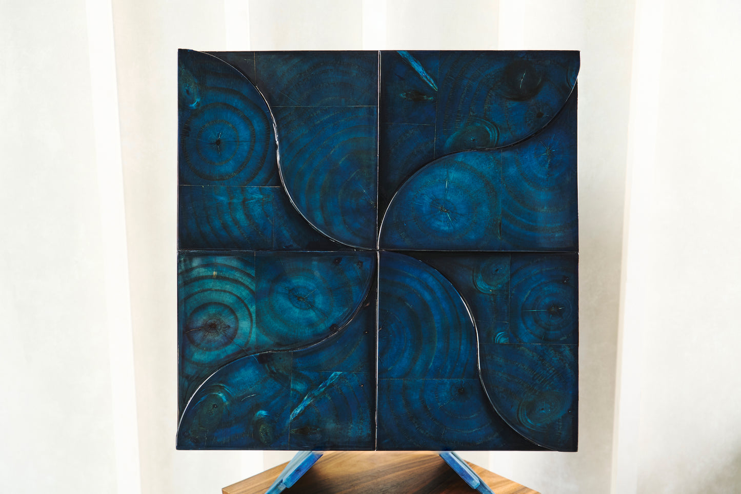 Kazaguruma indigo blue