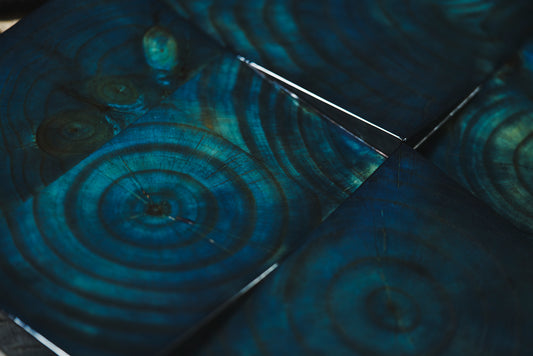 Kazaguruma indigo blue